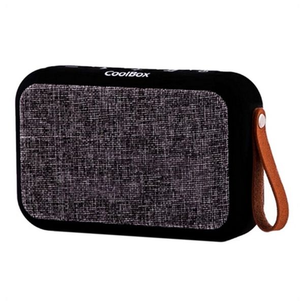 Portable Bluetooth Speakers CoolBox COO-BTA-P01BK 3600 mAh Black