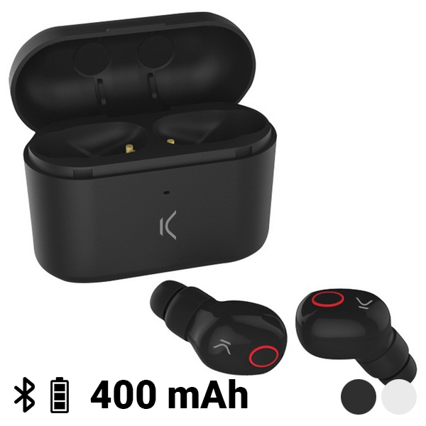 Bluetooth Headset with Microphone KSIX Free Pods 400 mAh